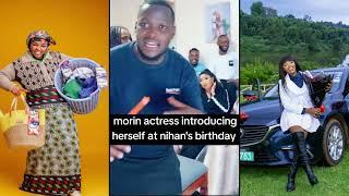 MORIN ACTRESS INTRODUCING HERSELF AT NIHAN'S BIRTHDAY IN FRONT OF KENYAN PRINCE & OTHER CELEBRITIES