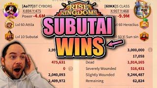 Attila Subutai Dominates [best rally ever?] Rise of Kingdoms
