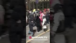  რუსთაველის გამზირი პროტესტის 134-ე დღესაც გადაიკეტა   Zurab Michael Vardanashvili