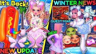 *NEW UPDATE* Hot Dog IS BACK & NEW MAP! + *CHRISTMAS NEWS!* Winter QUEST & ITEMS! | Dress to Impress