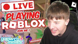 Playing Your Favourite ROBLOX GAMES ! ( Play With Me ) - Roblox Live