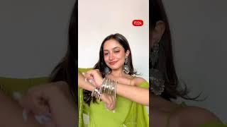 #MeeshoFinds Festive Jewellery Under ₹230 #meeshohaul #meeshoapp #haul #oxidisedjewellery #foryou