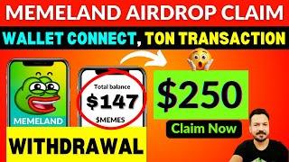 MEMELAND AIRDROP CLAIM ️ MEMELAND WITHDRAWAL MEMELAND LISTING DATE  MEMELAND NEW UPDATE TODAY