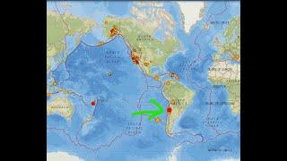 5.4 Earthquake Chile Region. Southern California Quiet for now.. Sunday Night update 9/22/2024