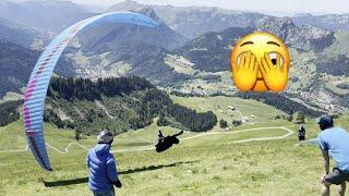 Strong Wind Paragliding Take-Offs, BELGIAN OPEN 2024 | Le Grand Bornand