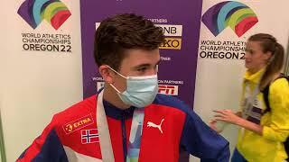 Jakob Ingebrigtsen Says He's Embarrassed By Second Place Finish