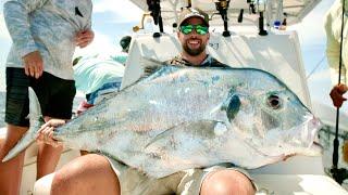 Insane African Pompano Fishing Action!