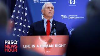 WATCH LIVE: Former VP Mike Pence addresses conservative youth organization