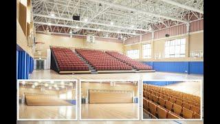 N Seating's Semi-Automatic operaton Telescopic seating, Retractable seating. Hongik School  엔시팅