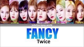 Twice-FANCY (color coded han/rom/eng lyrics)