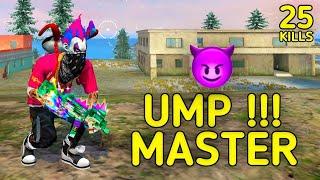 SOLO VS SQUAD || UMP MASTERCLASS UNLEASHING THE UMP'S PEAK POWER !!! || 90% HEADSHOT INTEL I5