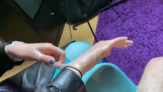 thin Latex Gloves ASMR