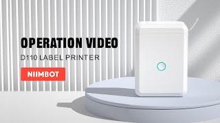 D110 Label Printer Tutorial - How to use D110 label maker & NIIMBOT App