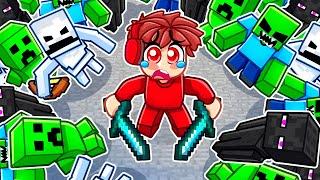 Surviving 100 Waves of Minecraft Tower Defense!