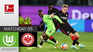 VfL Wolfsburg - Eintracht Frankfurt 1-1 | Highlights | Matchday 5 – Bundesliga 2021/22