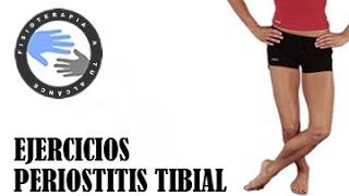 Periostitis tibial, tratamiento, ejercicios y estiramientos