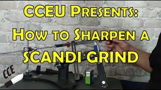 CCEU Presents: How to Sharpen a Scandi Grind Blade