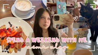 ASMR VLOG | MY BIRTHDAY WEEKEND (pottery painting, brunch, shopping)