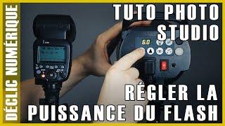 Tuto photo studio : Réglage de la puissance du flash