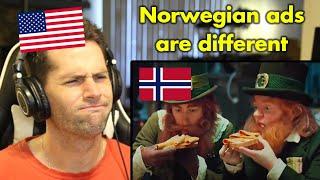 American Reacts to Norwegian Cheese Commercials