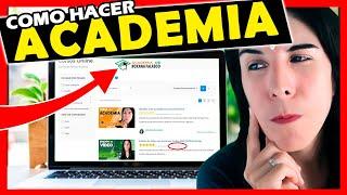 Quieres hacer una Academia OnLine como la mía? [Te Explico COMO]