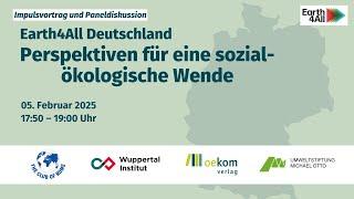 Earth4All Deutschland: Perspektiven für eine sozial-ökologische Wende