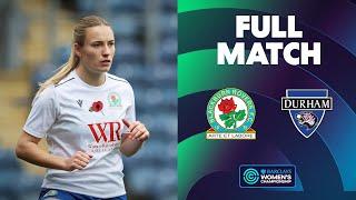 Full Match: Blackburn Rovers v Durham | Barclays Women's Championship