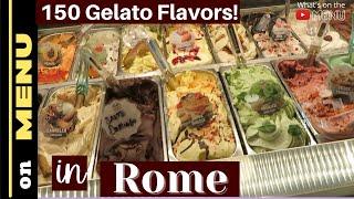 150 Gelato Flavors! Gelateria Della Palma | on menu | newfoodie