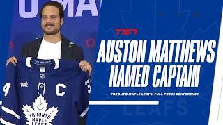 Auston Matthews Named New Leafs Captain: FULL PRESS CONFERENCE