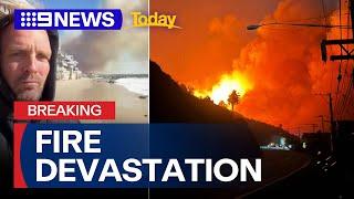 Aussie living in LA on Malibu home destroyed by wildfires | 9 News Australia