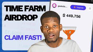 Don't Miss Time Farm Airdrop | Free Telegram Game