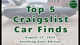 Top Craigslist Finds for August 23, 2024 ~ Classic Cars, Barn Finds & BMWs