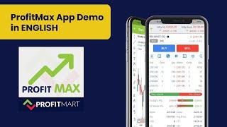 ProfitMax Mobile App Demo in English | How To Use Profitmart Mobile Trading App