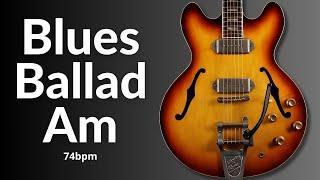 Bluesy Ballad Guitar Backing Track in A Minor l Jam Session Essentials