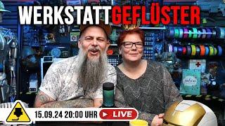 Werkstattgeflüster LIVE ️: 3D-Druck Talk & Tipps mit Kicki ‍