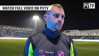 Ryan Croasdale speaks following Gillingham fixture