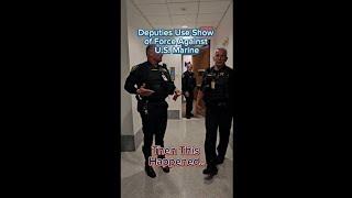 Cops Try Bully U.S. Marine at Broward County Courthouse — Never Mess with a Devil Dog #police #court