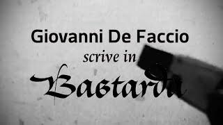 Manuale di Calligrafia | Bastarda con Giovanni De Faccio