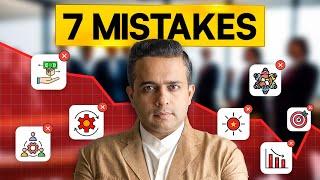 7 Biggest Mistakes that will KILL your business⏐ Avoid these business mistakes at all costs.