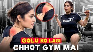 GOLU KO LAGI CHOT GYM MAI | Malik Fitness Vlogs