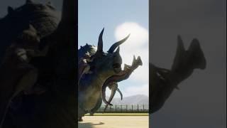 Triceratops LAUNCHES Deinonychus! #jurassicworldevolution2 #jwe2 #jurassicworld