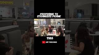 PROPOSING TO STRANGERS PRANK ‼️ #funny #prankvideo #blowup #prank #funnyprank #trolling