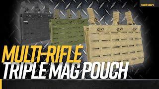 Valken Multi Rifle Triple Magazine Pouch - Laser Cut