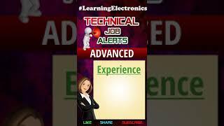 ADVANCED Job | #Latest Engineering Jobs 2021 | #LearningElectronics | Technical Job Alert | #shorts