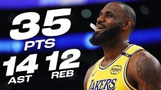 LeBron James' KINGLY TRIPLE-DOUBLE PERFORMANCE! | November 13, 2024