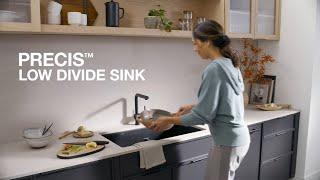 PRECIS Low Divide Kitchen Sink | BLANCO