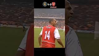 Inter Milan vs Arsenal ucl 2003/04 | Thierry Henry over powered  #footballshorts #youtubeshorts