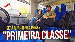 Como é VIAJAR no TREM DE PRIMEIRA CLASSE da POLÔNIA