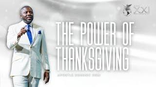 THE POWER OF THANKSGIVING | DAY 21 | APOSTLE DOMINIC OSEI| MARRIAGE & DESTINY FAST 2024 | KFT