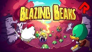 Blazing Beaks gameplay: THE BIRDING OF ISAAC! | Let's play Blazing Beaks game (PC)